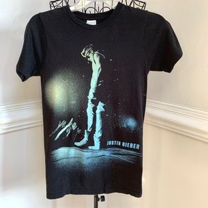 Justin Bieber Short Sleeve Tee Shirt Size XS